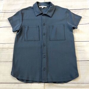 Little Parni Button-Up Polo Shirt